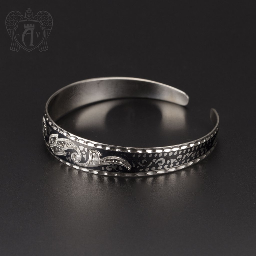 Браслет кубачинский «Лилия»