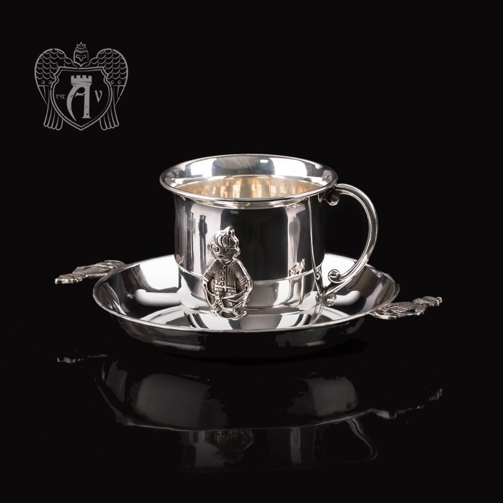 Детский набор из серебра 925 пробы «Мальчик»