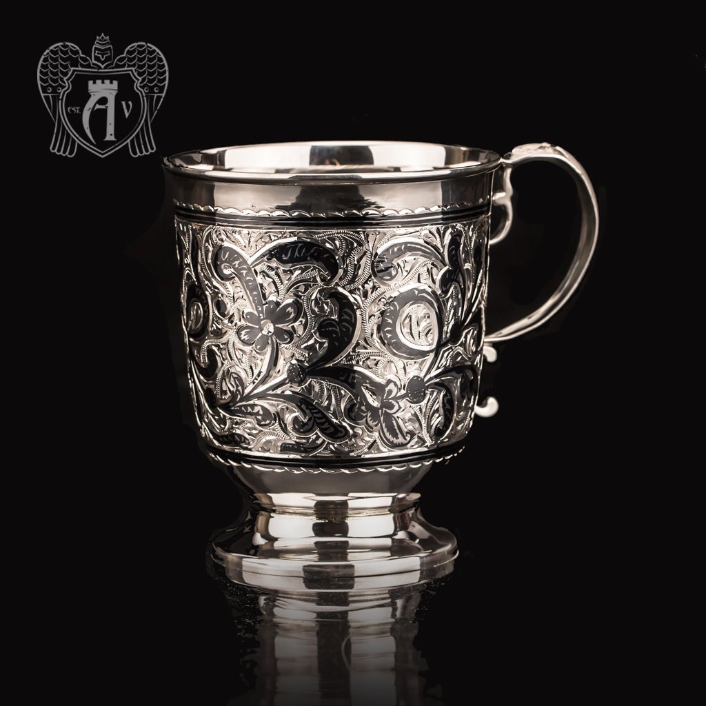Кружка из серебра  «Алия»