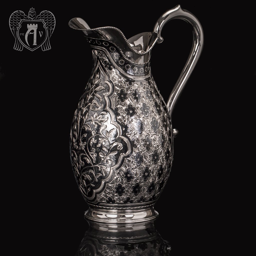 Кувшин серебряный  «Миднайт» без крышки