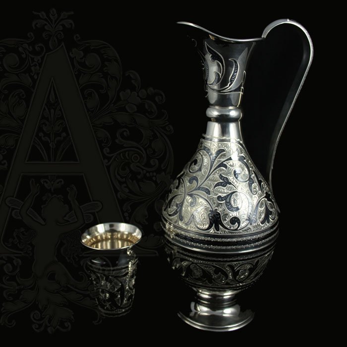 Кувшин серебряный «Практичный» 1300 мл