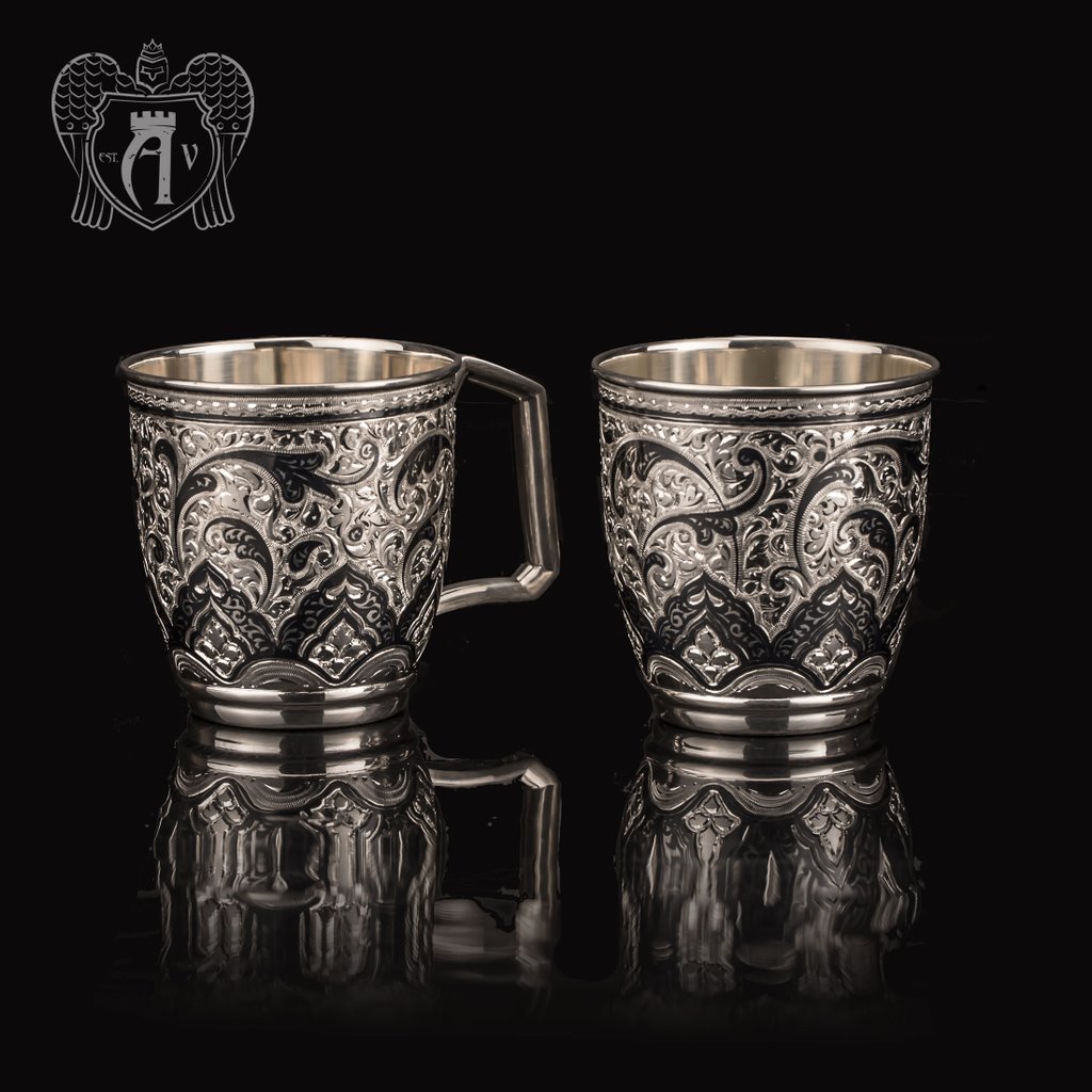 Набор серебряных кружек «Клер»