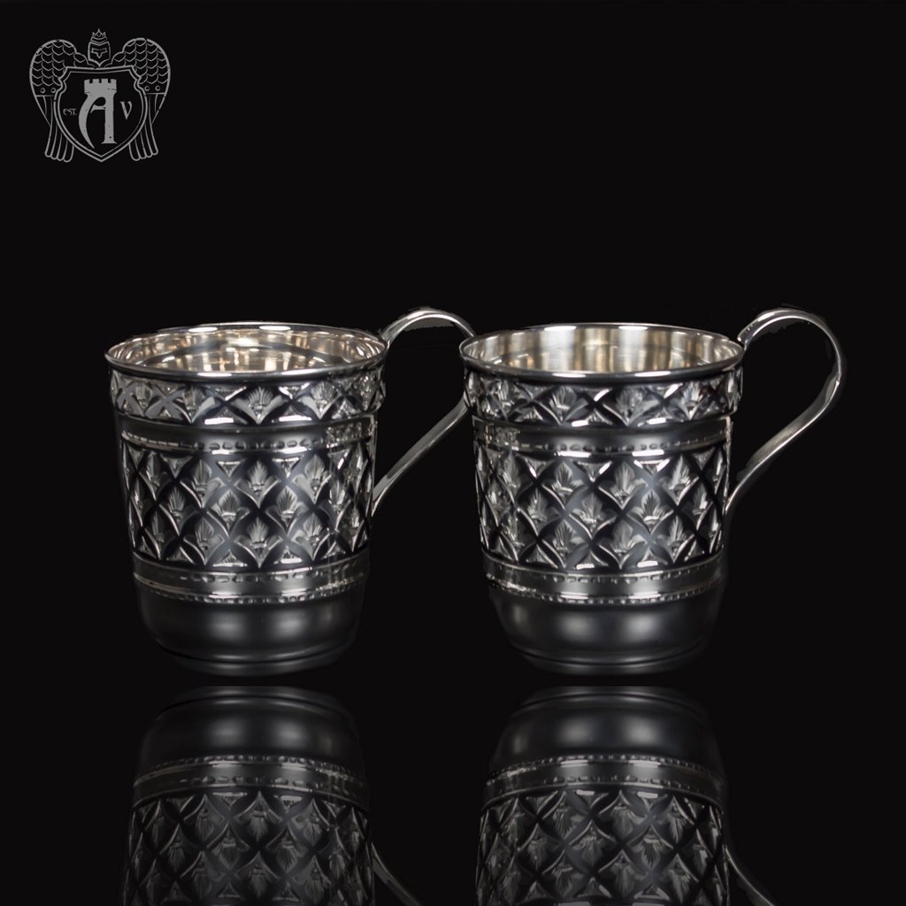 Набор серебряных кружек «Роял»