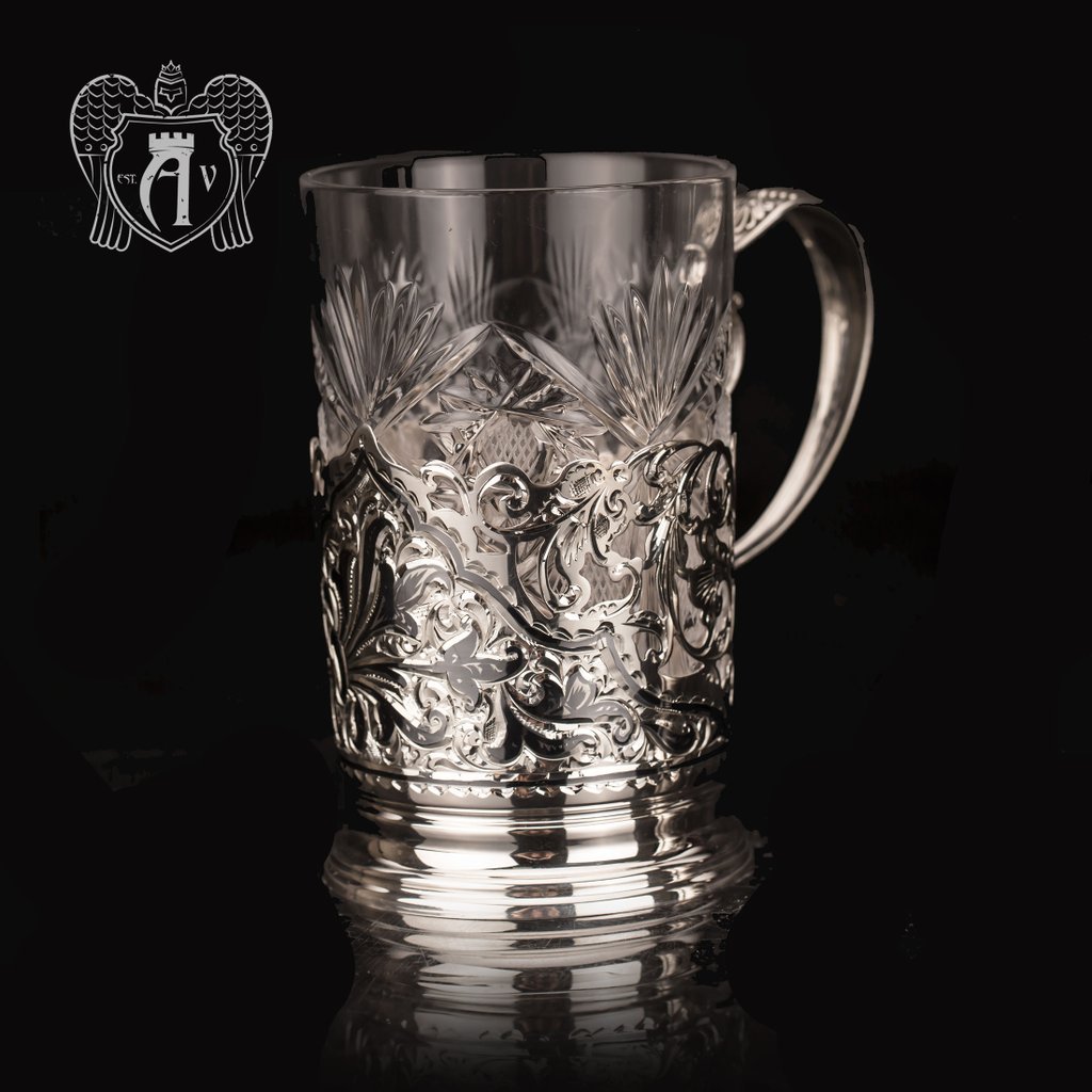 Подстаканник из серебра «Бомонт»