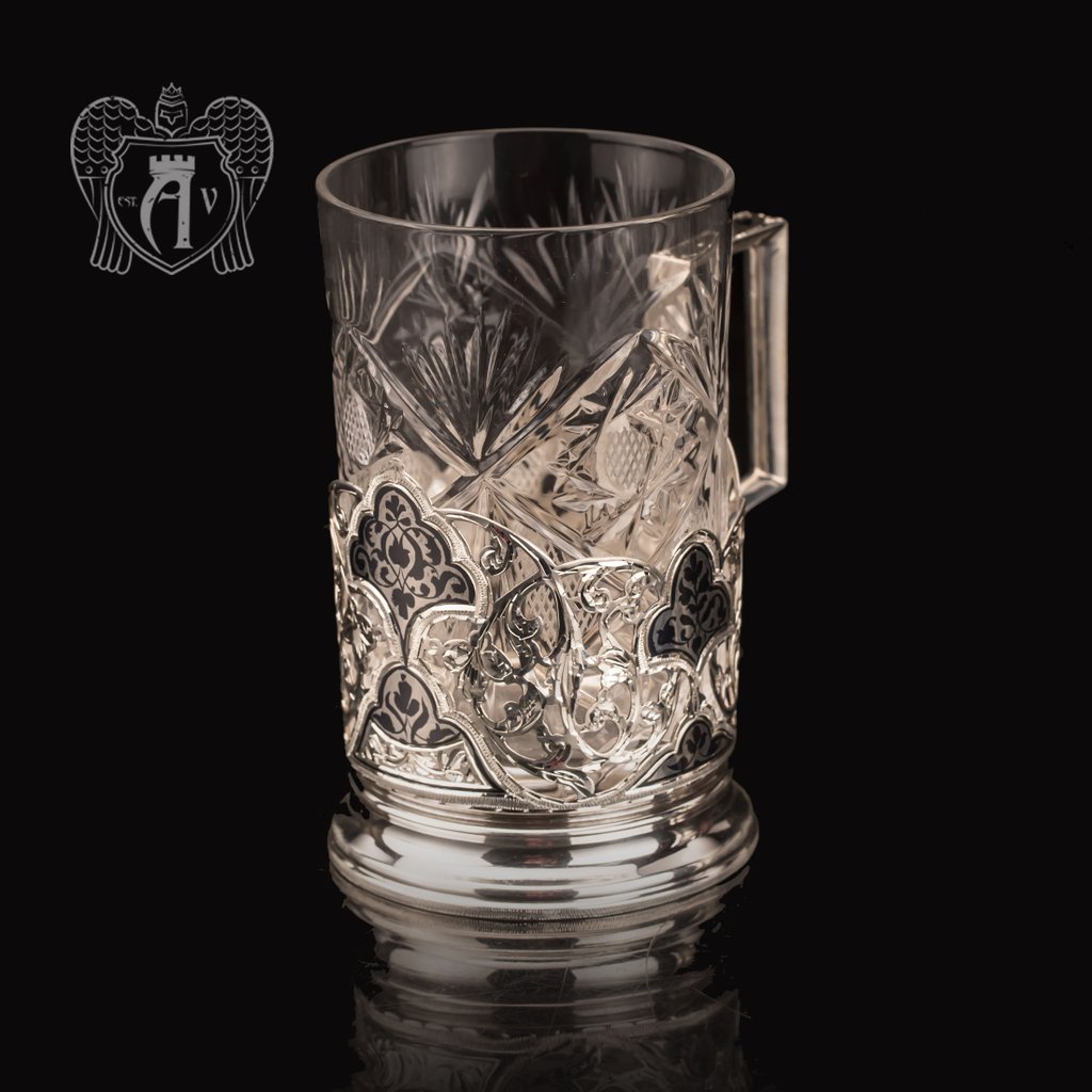 Подстаканник из серебра «Мираж»