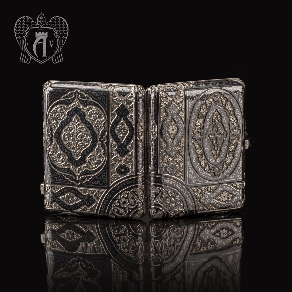 Портсигар из серебра «Арден»