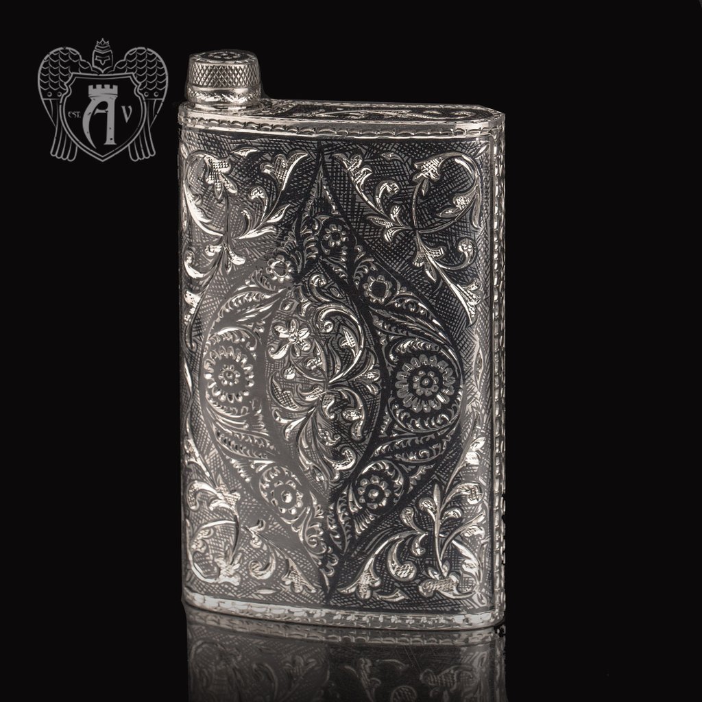 Серебряная фляжка «Кунак»