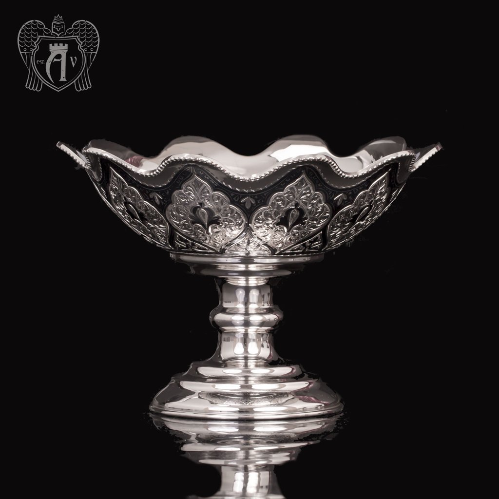 Серебряная фруктовница «Кристина»