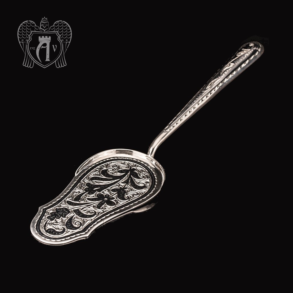 Серебряная лопатка для  торта  «Маркиза»