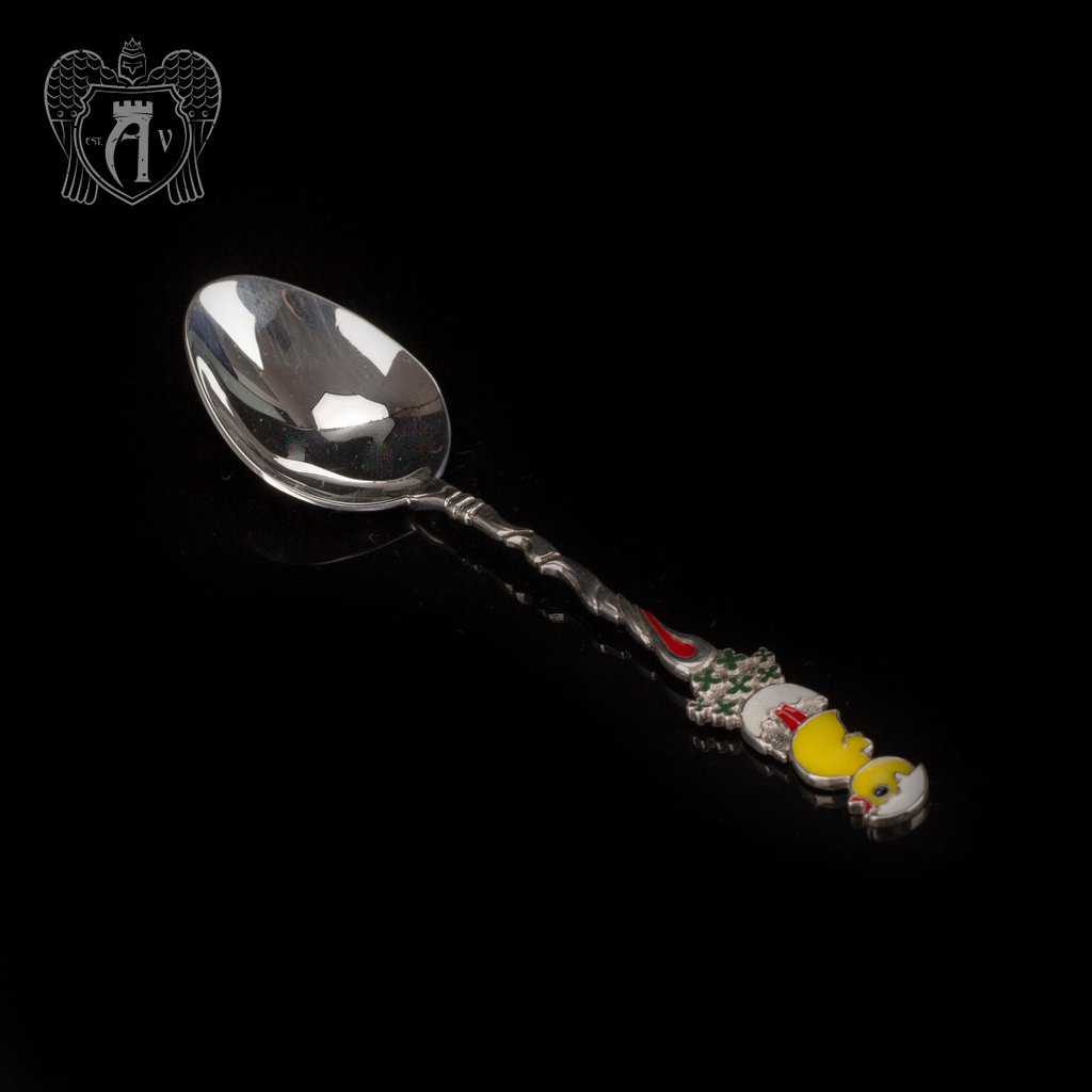 Серебряная ложка  «Цыпленок»