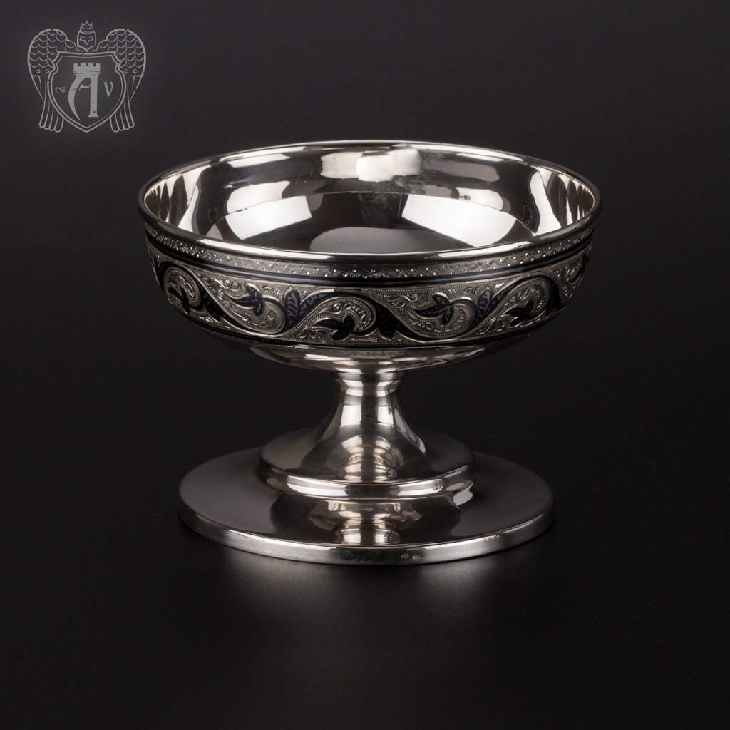 Серебряная вареньица\\креманка «Чайная»