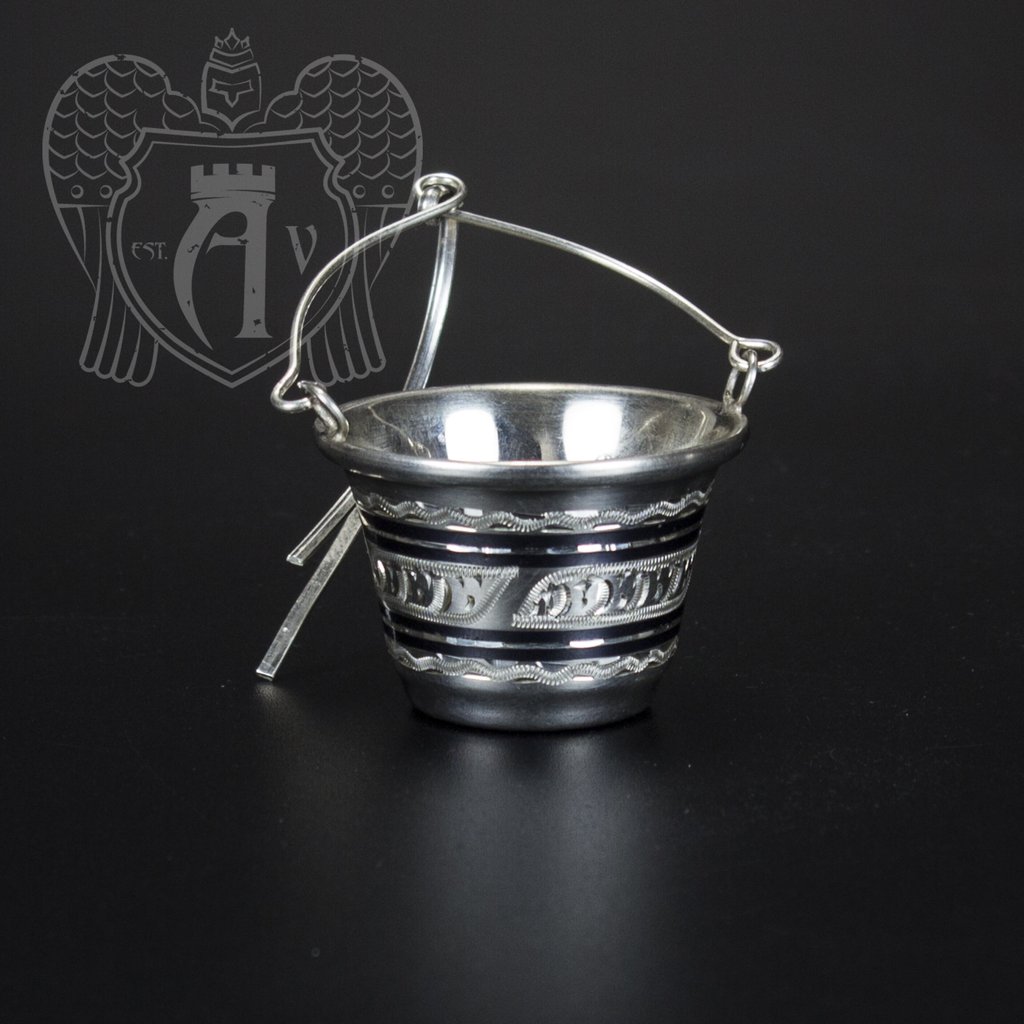 Серебряное ситечко чайное "Изысканный аромат" 19678