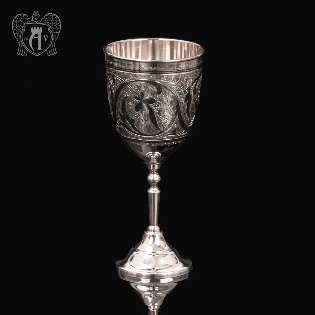 Серебряный бокал / фужер «Roederer»