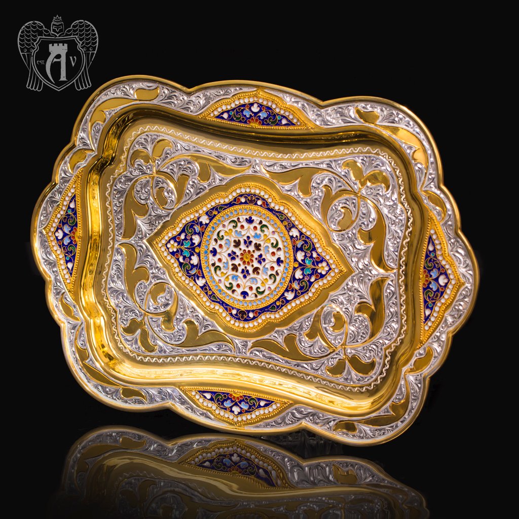 Серебряный поднос «Императорский»