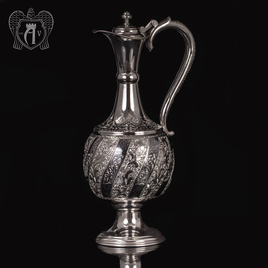 Винный кувшин из серебра «Александрия»