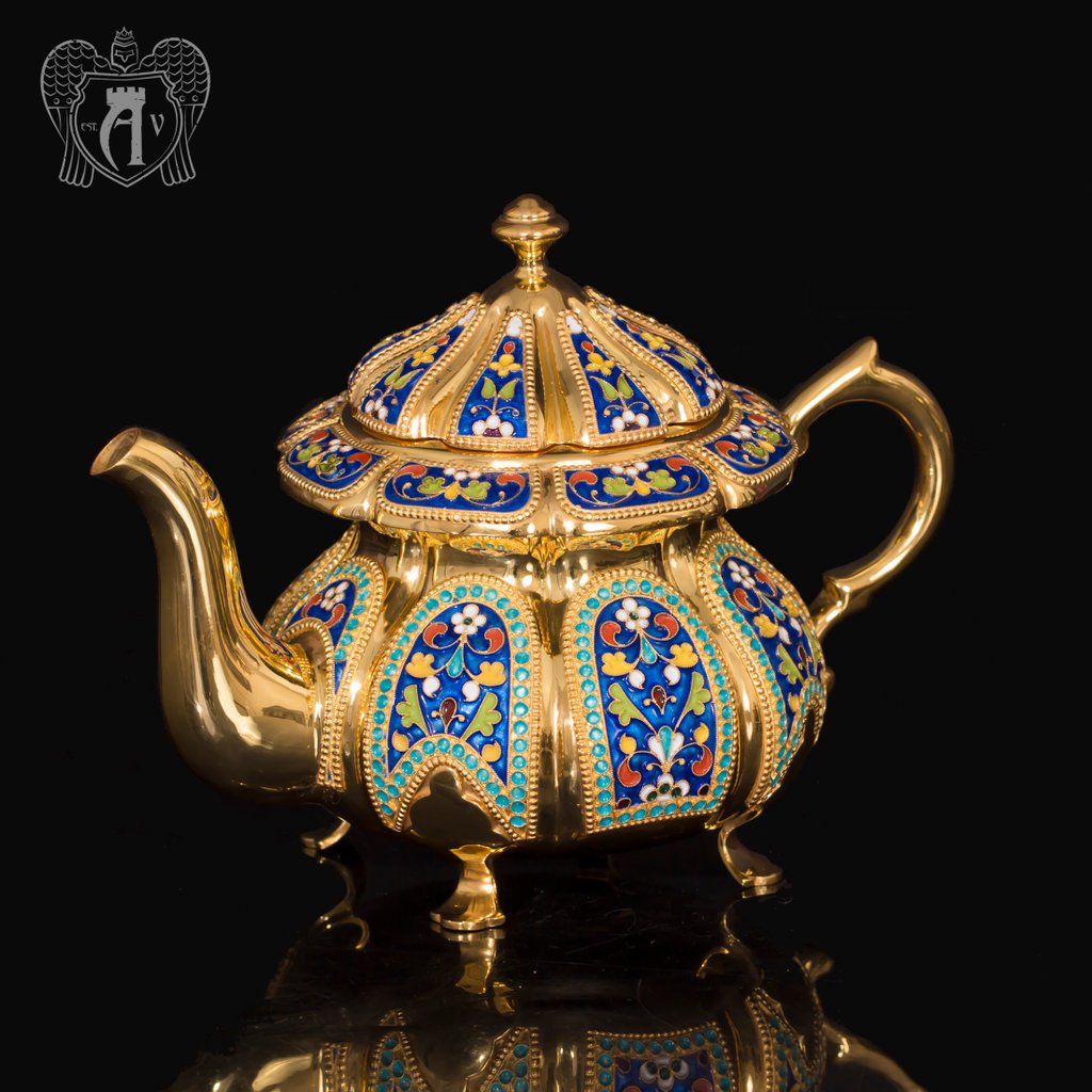 Заварочный чайник серебряный «Наполеон»