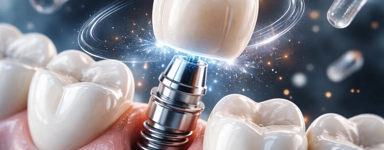 Коронка временная на имплантате