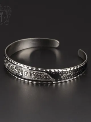 Браслет кубачинский «Василек»