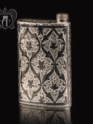 Фляжка из серебра  «Марокко»