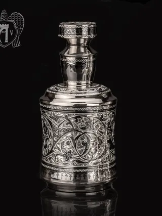 Графин серебряный для виски «Гранд»