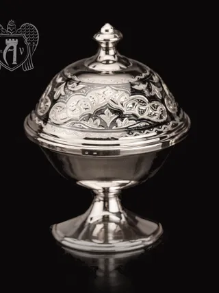 Икорница серебряная «Тесса»