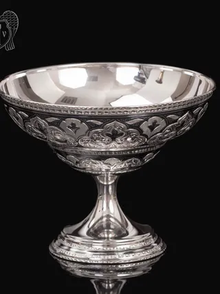 Конфетница из серебра для фруктов и сладостей «Мелани»