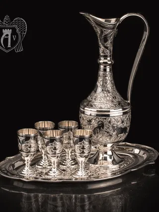 Коньячный сервиз «Фауна»