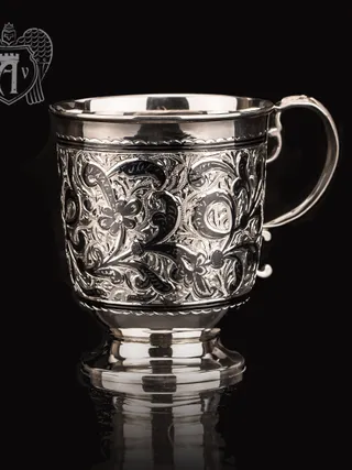 Кружка из серебра  «Алия»