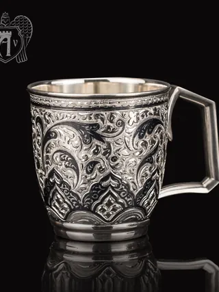 Кружка из серебра для напитков  «Клер»