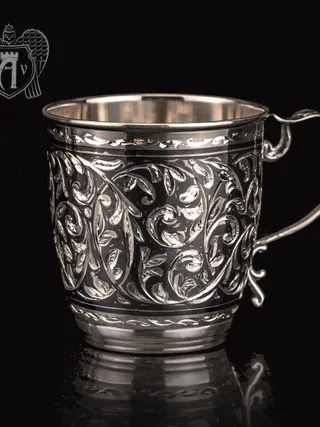 Кружка из серебра  «Морозко»