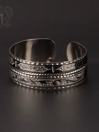 Кубачинский браслет широкий «Кубачинка-2»