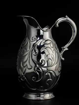 Кувшин из серебра «Колхида» без черни