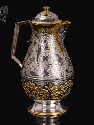 Кувшин из серебра с позолотой  «Осирис»
