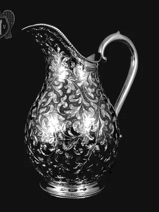 Кувшин серебряный без крышки «Розалия»