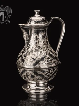 Кувшин серебряный  «Люпин»