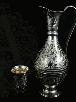 Кувшин серебряный «Практичный» 1300 мл