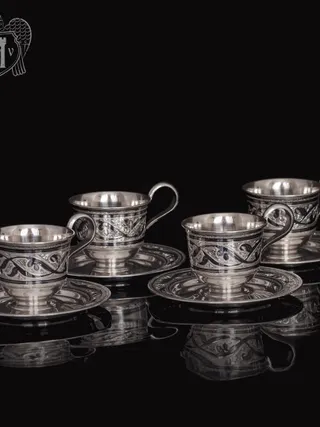 Набор кофейных чашек  «Кофеман»