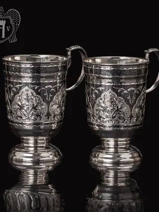 Набор кружек  из серебра для напитков  «Торино»