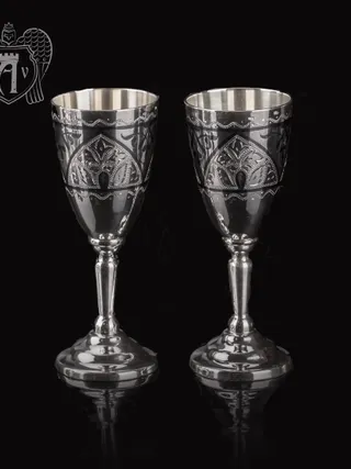 Набор рюмок из серебра  «Верона» 2 шт