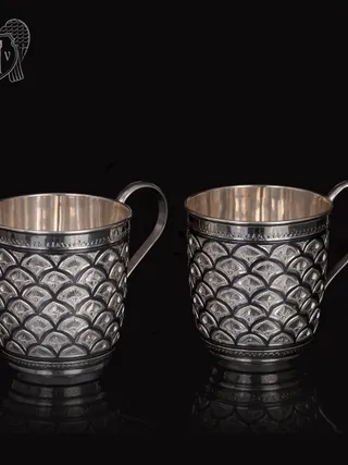 Набор серебряных кружек «Горы»