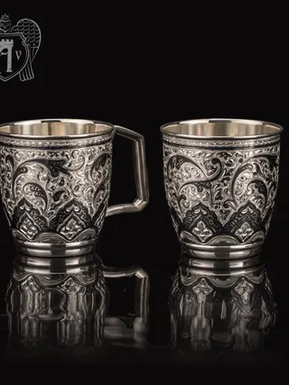 Набор серебряных кружек «Клер»