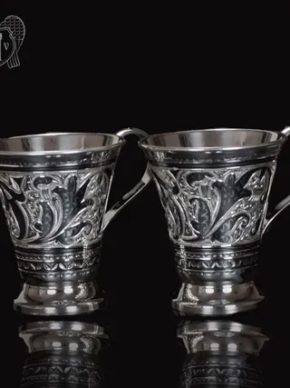 Набор серебряных кружек «Маркиза»