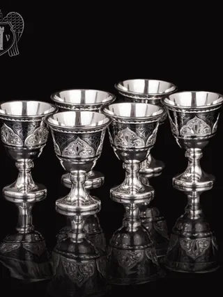 Набор серебряных рюмок «Гораций»