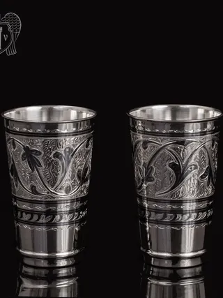 Набор серебряных стаканов «Цитадель»