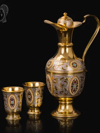 Набор винный из серебра «Антика»