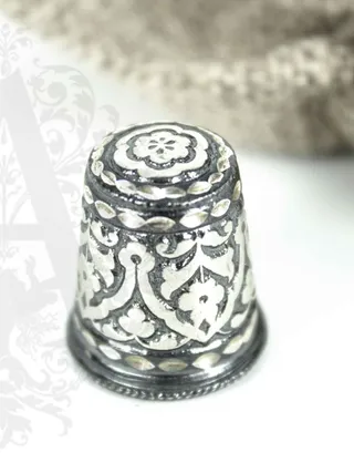 Наперсток из серебра «Башня»