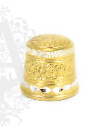 Наперсток Кубачи с позолотой