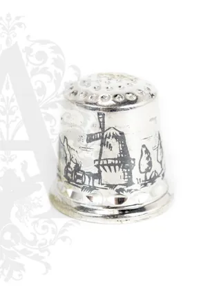 Наперсток серебряный «Мельница»