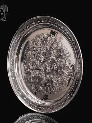 Поднос и серебра 925 пробы «Краса Востока»