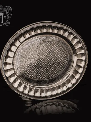 Поднос серебряный «Княжеский»